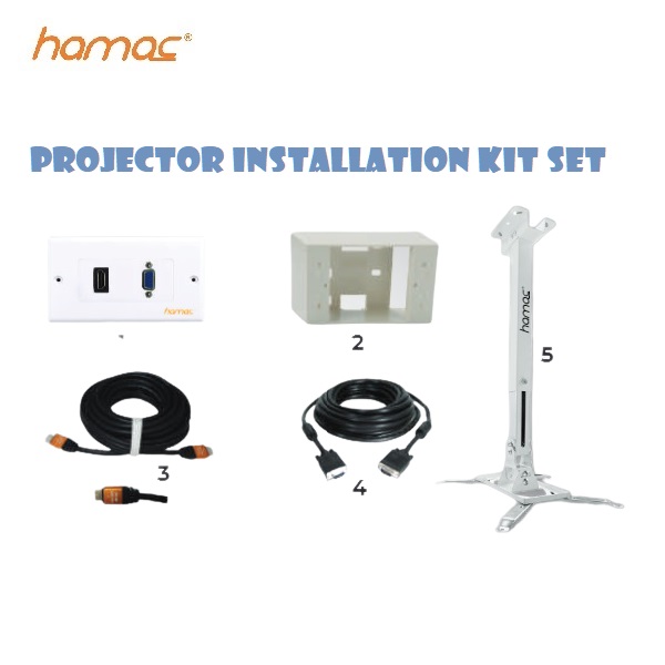 ชุดแขวนโปรเจคเตอร์ projector hanger set hamac